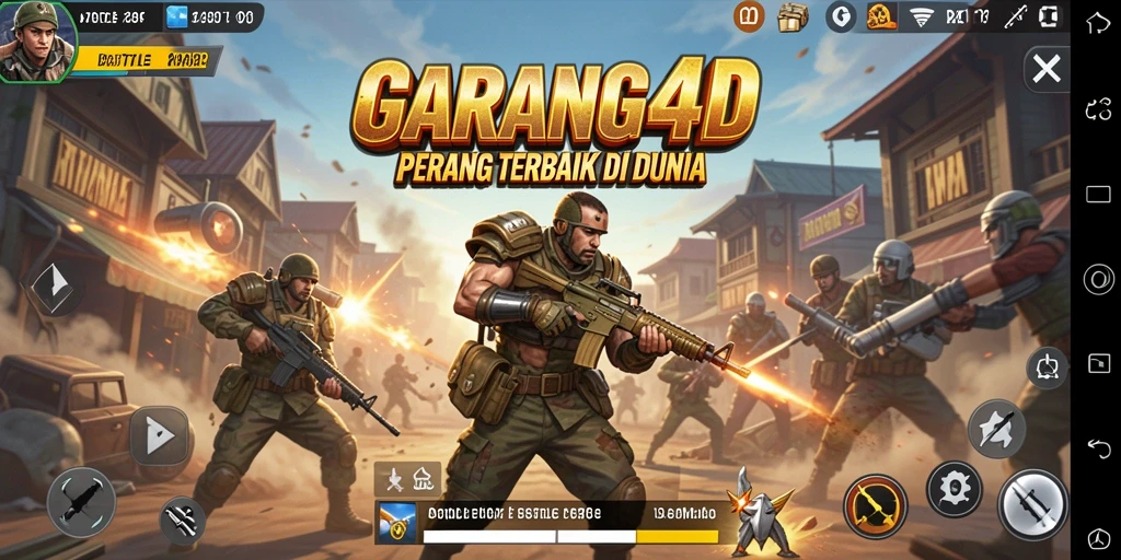 Gameplay menegangkan di GARANG4D dengan aksi Battle Royale.