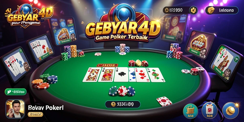 Tampilan menarik dari gameplay GEBYAR4D yang memukau.