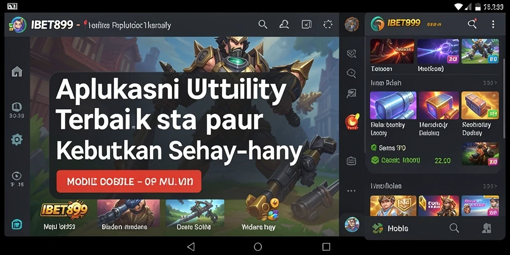 Tampilan interaktif aplikasi Utility IBET899 yang memudahkan pengelolaan tugas.