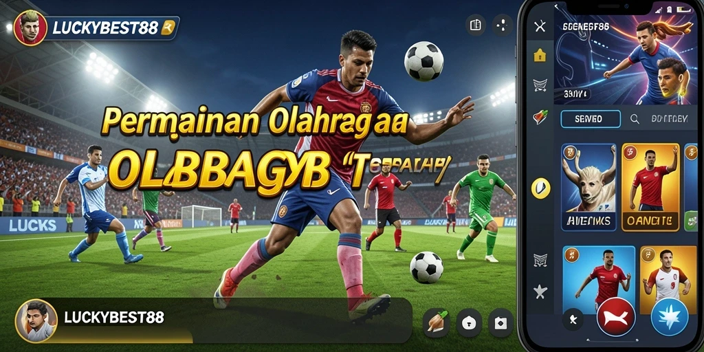 Tampilan gameplay LUCKYBEST88 yang menampilkan berbagai cabang olahraga.