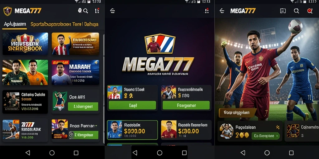 Tampilan gameplay taruhan olahraga yang menarik di MEGA777.