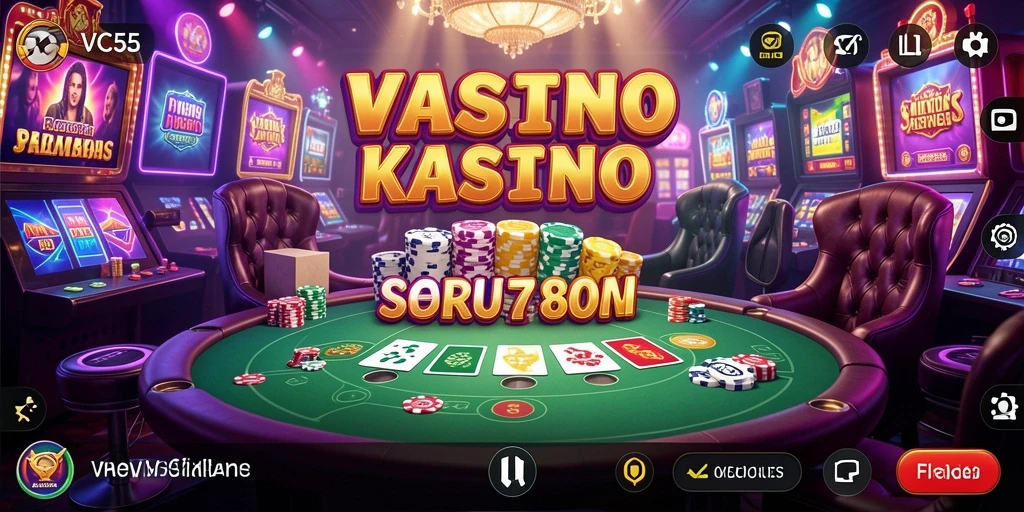 Tampilan gameplay menarik di VC55 dengan pengalaman Kasino nyata.